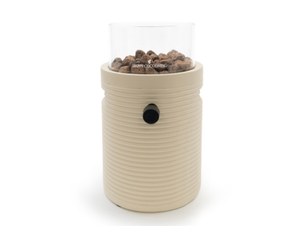 Cheminée de table Lumi Groove beige Happy Cocooning