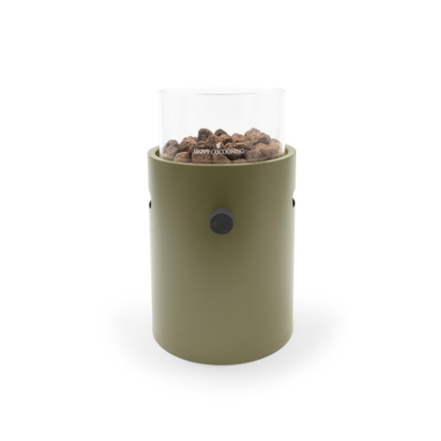 Cheminée de table Lumi Steel vert Happy Cocooning