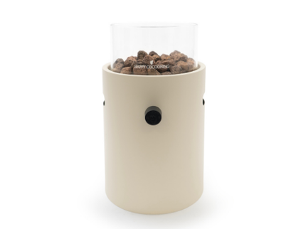 Cheminée de table Lumi Steel beige Happy Cocooning