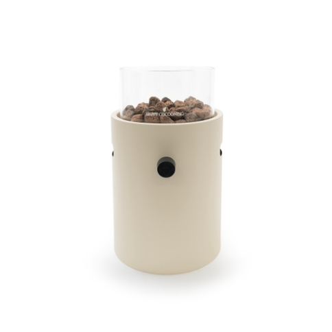 Cheminée de table Lumi Steel beige Happy Cocooning