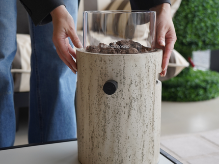 Cheminée de table Lumi Stone Happy Cocooning