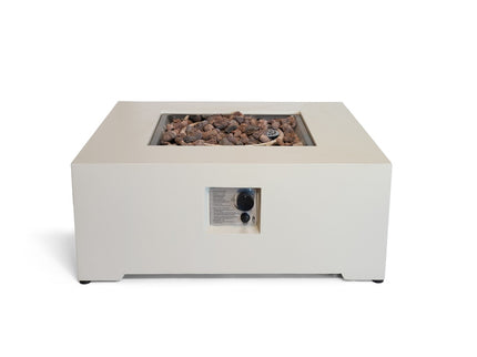 Table brasero Estate Square 88 beige Happy Cocooning