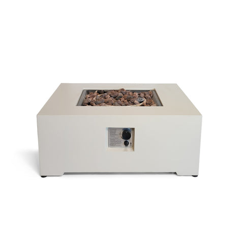 Table brasero Estate Square 88 beige Happy Cocooning