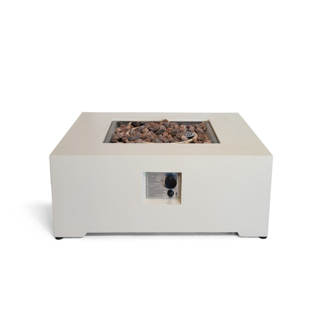 Table brasero Estate Square 88 beige Happy Cocooning