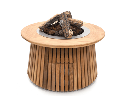 Happy Cocooning vuurtafel Lagune Round 60 teak
