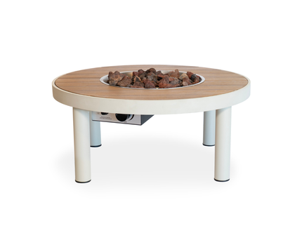 Table brasero Riviera 80 beige Happy Cocooning