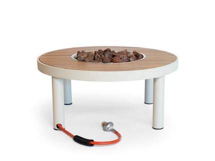 Table brasero Riviera 80 beige Happy Cocooning
