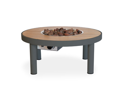 Table brasero Riviera 80 anthracite Happy Cocooning