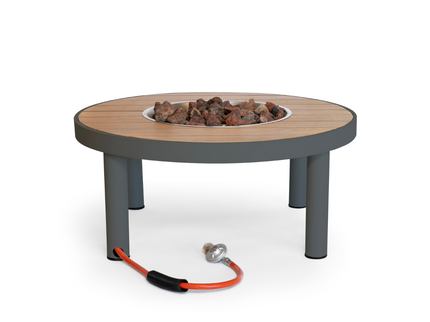 Table brasero Riviera 80 anthracite Happy Cocooning