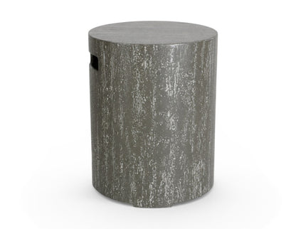 Ensemble table brasero Estate 105 oscuro travertin Happy Cocooning