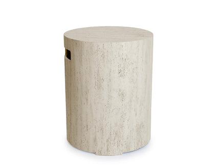 Ensemble table brasero Estate 105 travertin Happy Cocooning