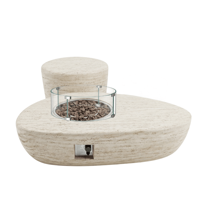 Ensemble table brasero Estate Organic 150 Happy Cocooning