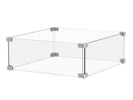 Ensemble table brasero Estate Square 88 oyster beige Happy Cocooning