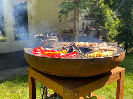Brasero plancha Bakka rouille HEAT