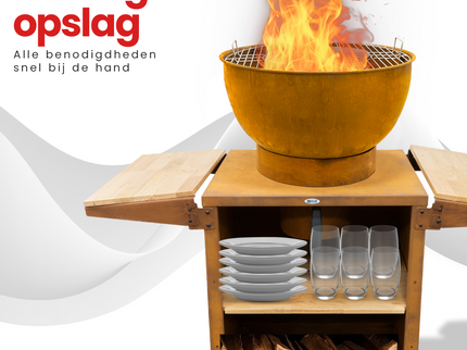 HEAT Kjok Buitenkeuken Ø56 cm Roest