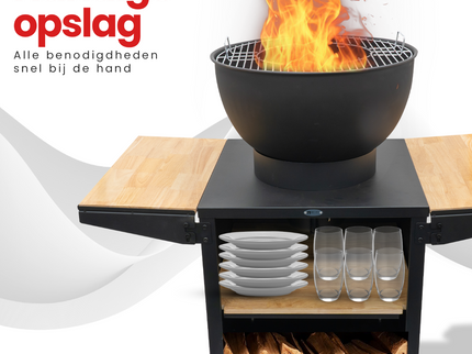 HEAT Kjok Buitenkeuken Ø56 cm Zwart