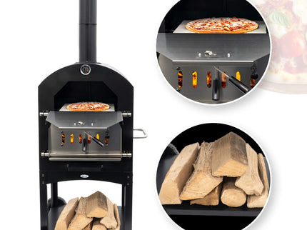 Four à pizza Ovnhus acier noir HEAT