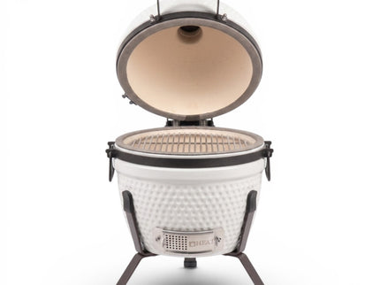 Barbecue kamado Fyregg 13 blanc HEAT Premium