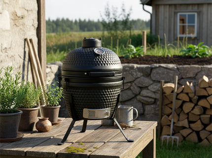 HEAT kamado barbecue Fyregg 13 Zwart