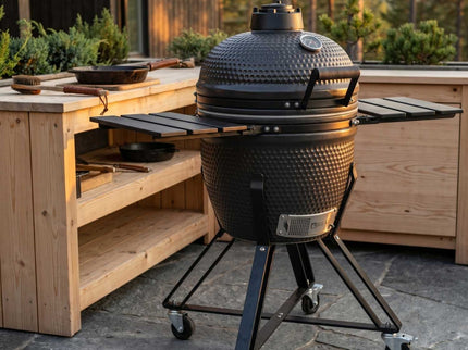 Barbecue kamado Fyregg 18 noir HEAT Premium