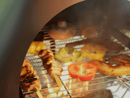 HEAT Saga tuinhaard detailfoto eten