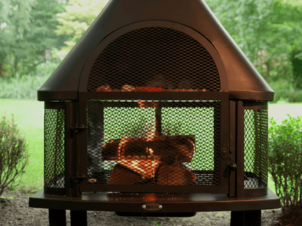 HEAT Saga tuinhaard sfeerfoto
