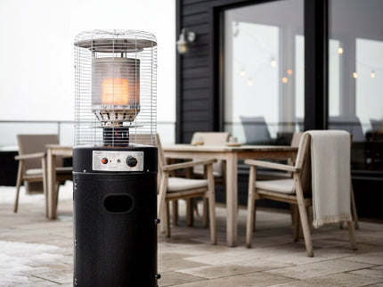 HEAT Salong lounge heater gas zwart 30 mbar