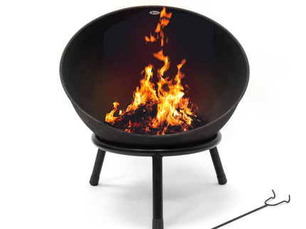 HEAT Kappa zwart met vuurtje