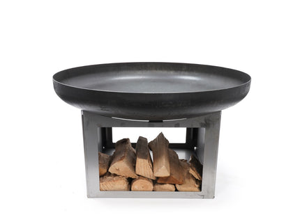 Fresvik voorkant met hout
