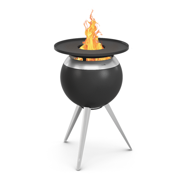 Brasero sans fumée MOON 45 avec plancha höfats