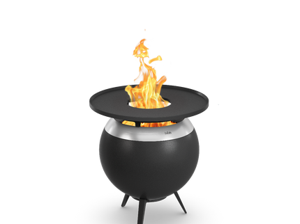 Brasero sans fumée MOON 45 avec plancha höfats