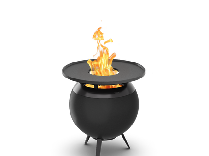 Brasero sans fumée MOON 45 avec plancha höfats