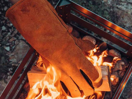 Gants de protection thermique en cuir höfats