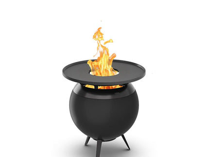 Höfats MOON 45 Plancha BBQ Set-Black-49 cm