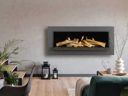 Kalifre E-55 voorkant in een woonkamer