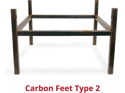 Support Square 100 cm carbone MOODZ