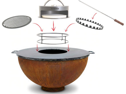 Brasero bol à feu Dome 60 cm MOODZ