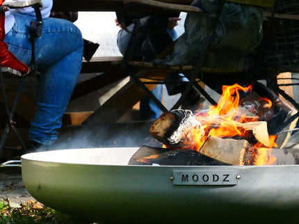 Brasero bol à feu Feet & Handle inox (3 tailles) MOODZ