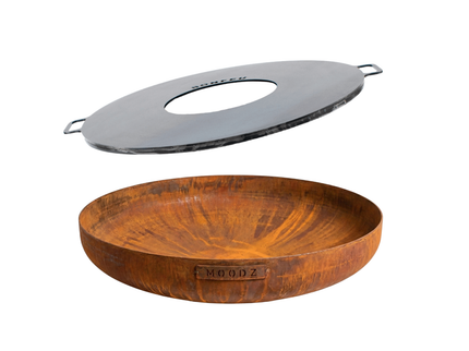 Pakketdeal MOODZ vuurschaal 60 + BonPlancha 60