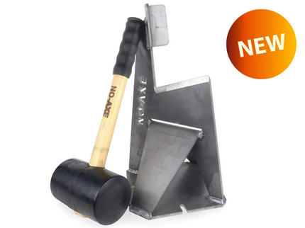 NO-AXE Houtklover Blank Staal met Hamer