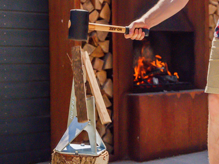 Fendeuse à bois galvanisée avec marteau NO-AXE