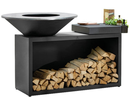 OFYR Island Black 100-100 Keramiek donker grijs
