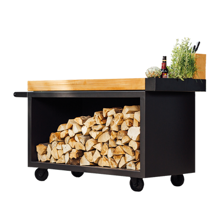 Table de mise en place Black 135 Pro en teck OFYR
