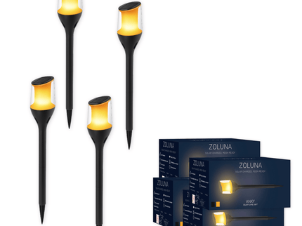 Pakketdeal ZOLUNA 4x solar priklamp Anky