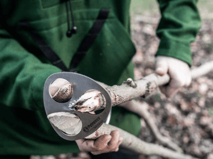 Petromax driepoot ring groot opzetten