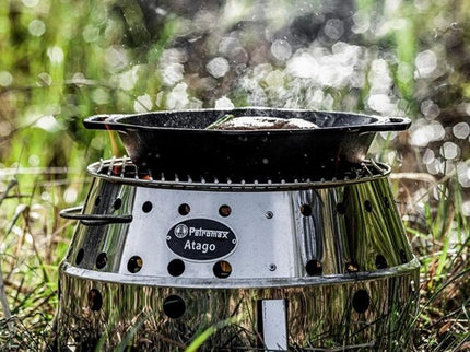 Poêle à griller en fonte 2 poignées (2 tailles) Petromax
