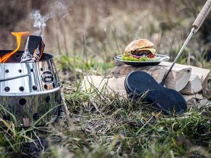 Fer à hamburger en fonte Petromax