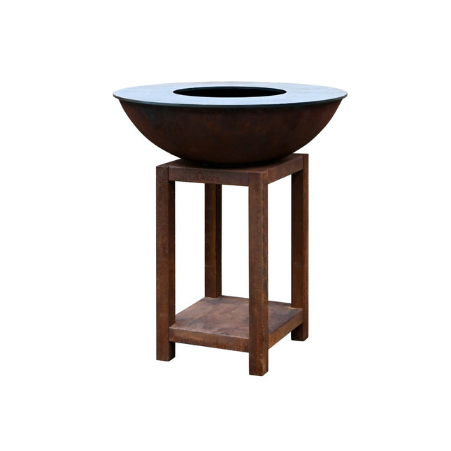 Brasero plancha Montabile medium corten Quoco