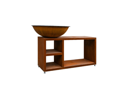 Brasero plancha Piatto Tavolo large corten Quoco