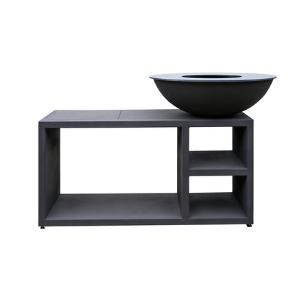 Brasero plancha Piatto Tavolo gris foncé (2 tailles) Quoco